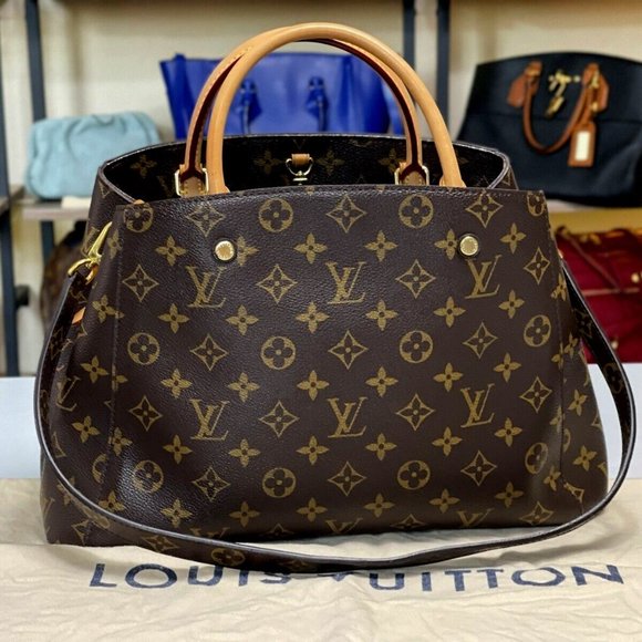 Pre-owned Louis Vuitton 2018 Glaze Monogram Messenger Bag In Brown